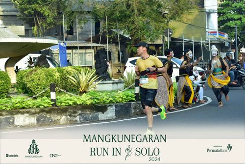 Race photo from Mangkunegaran Run 2024
