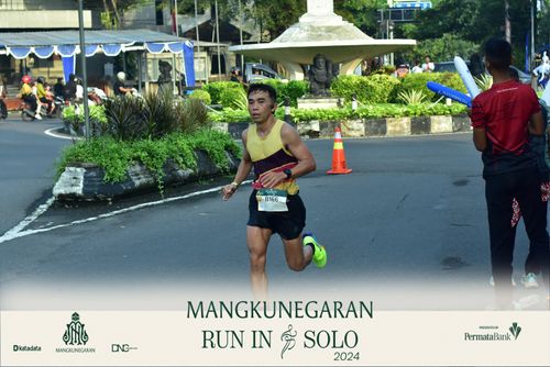 Race photo from Mangkunegaran Run 2024