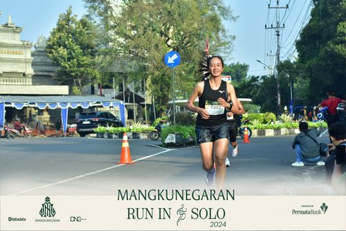 Race photo from Mangkunegaran Run 2024