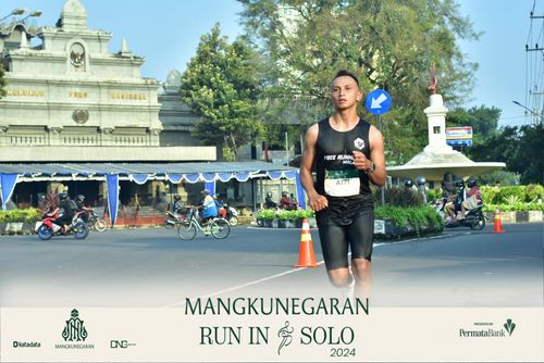 Race photo from Mangkunegaran Run 2024