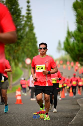 Race photo from CISANGKAN KBP CITY RUN 2025