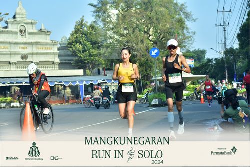 Race photo from Mangkunegaran Run 2024
