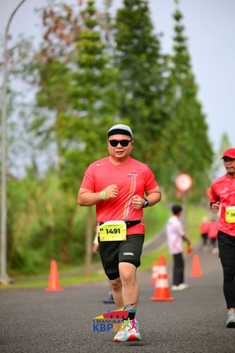 Race photo from CISANGKAN KBP CITY RUN 2025