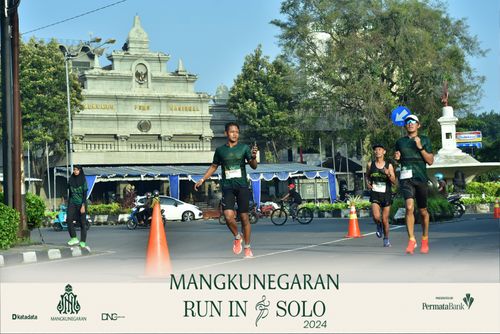 Race photo from Mangkunegaran Run 2024
