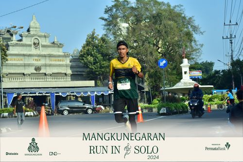 Race photo from Mangkunegaran Run 2024