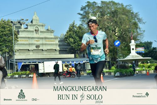 Race photo from Mangkunegaran Run 2024