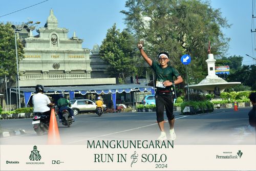 Race photo from Mangkunegaran Run 2024