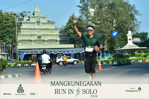 Race photo from Mangkunegaran Run 2024