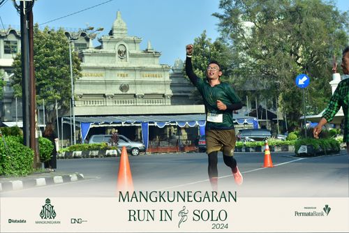 Race photo from Mangkunegaran Run 2024