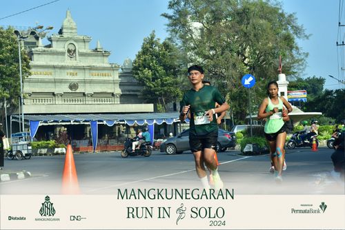 Race photo from Mangkunegaran Run 2024