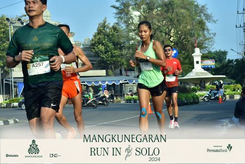 Race photo from Mangkunegaran Run 2024