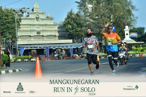 Race photo from Mangkunegaran Run 2024