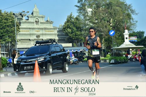 Race photo from Mangkunegaran Run 2024