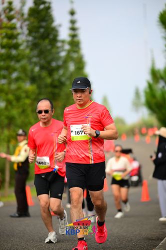 Race photo from CISANGKAN KBP CITY RUN 2025
