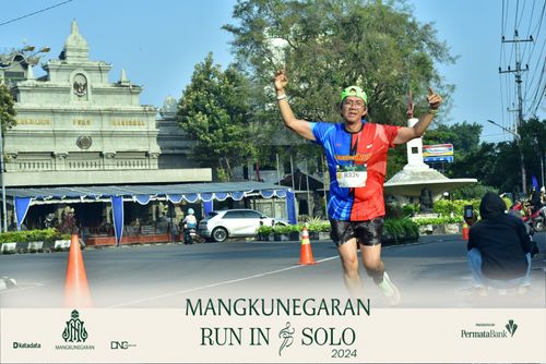 Race photo from Mangkunegaran Run 2024