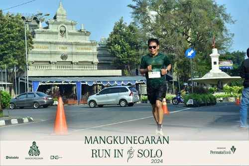 Race photo from Mangkunegaran Run 2024