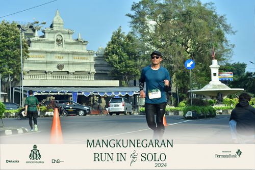Race photo from Mangkunegaran Run 2024