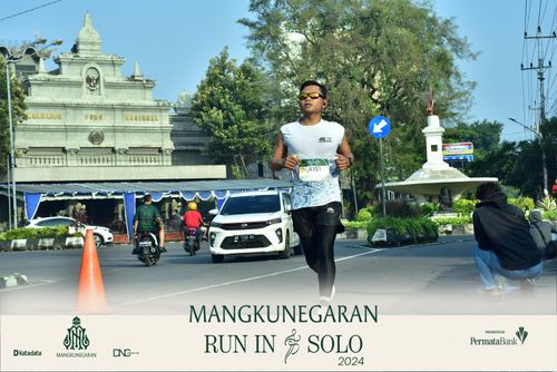 Race photo from Mangkunegaran Run 2024