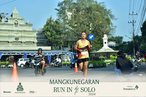 Race photo from Mangkunegaran Run 2024