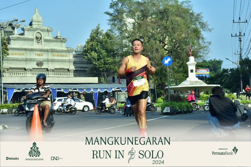 Race photo from Mangkunegaran Run 2024