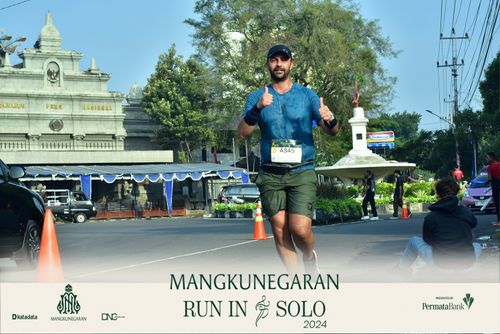 Race photo from Mangkunegaran Run 2024