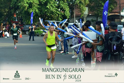 Race photo from Mangkunegaran Run 2024