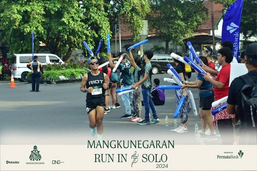 Race photo from Mangkunegaran Run 2024