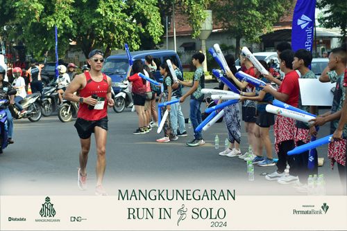 Race photo from Mangkunegaran Run 2024