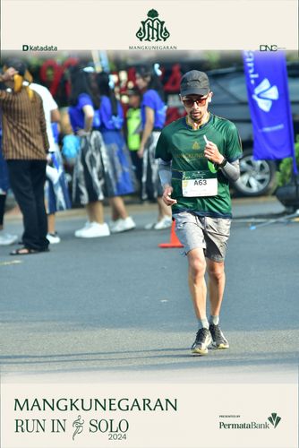 Race photo from Mangkunegaran Run 2024