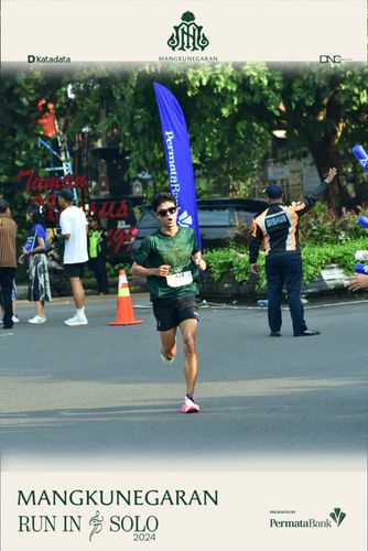 Race photo from Mangkunegaran Run 2024