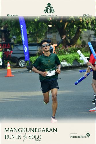 Race photo from Mangkunegaran Run 2024