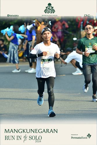 Race photo from Mangkunegaran Run 2024