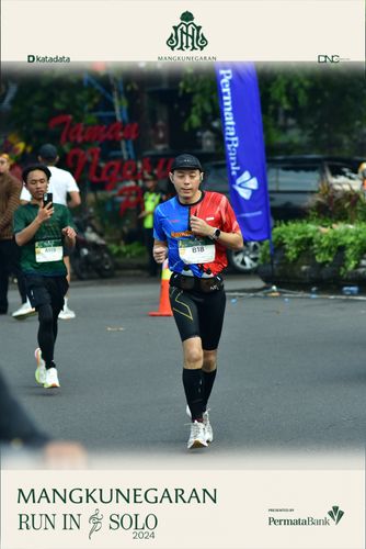 Race photo from Mangkunegaran Run 2024