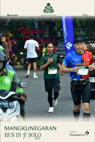Race photo from Mangkunegaran Run 2024