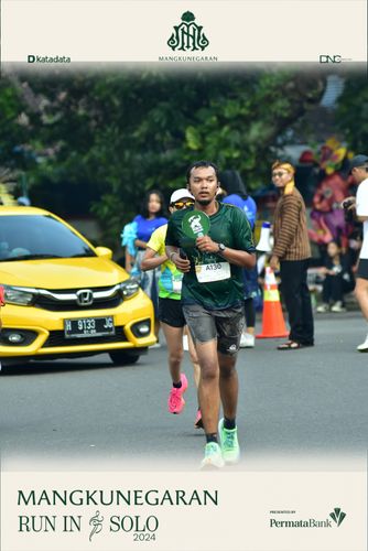 Race photo from Mangkunegaran Run 2024