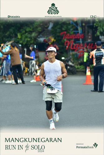 Race photo from Mangkunegaran Run 2024