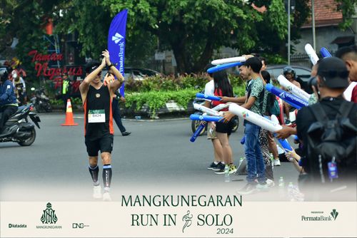 Race photo from Mangkunegaran Run 2024