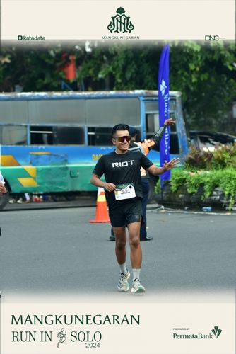 Race photo from Mangkunegaran Run 2024