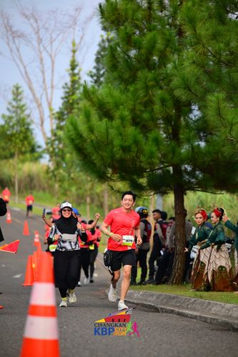 Race photo from CISANGKAN KBP CITY RUN 2025