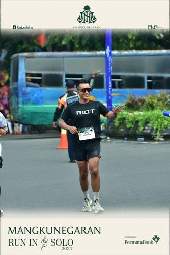 Race photo from Mangkunegaran Run 2024