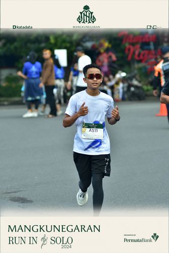 Race photo from Mangkunegaran Run 2024