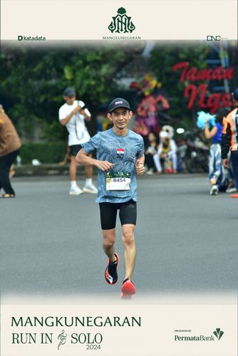 Race photo from Mangkunegaran Run 2024