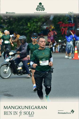 Race photo from Mangkunegaran Run 2024