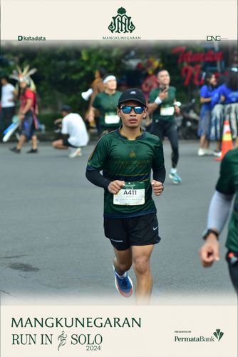 Race photo from Mangkunegaran Run 2024