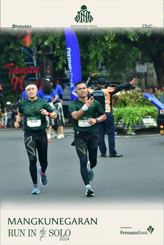 Race photo from Mangkunegaran Run 2024