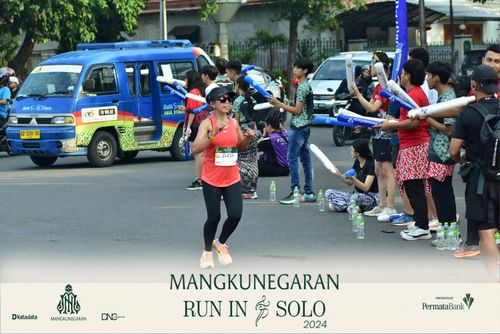 Race photo from Mangkunegaran Run 2024