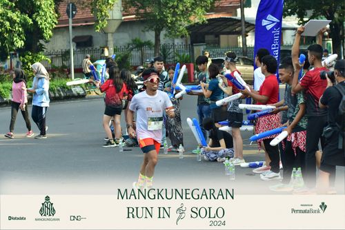 Race photo from Mangkunegaran Run 2024