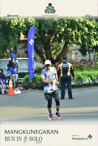 Race photo from Mangkunegaran Run 2024