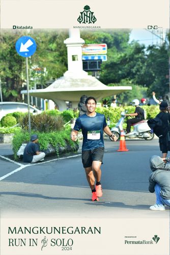 Race photo from Mangkunegaran Run 2024