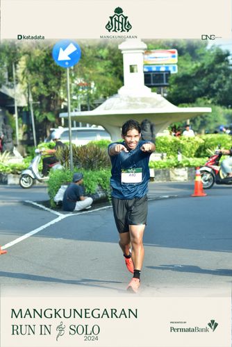 Race photo from Mangkunegaran Run 2024